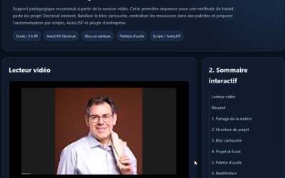 AutoCAD Electrical : transformez un accompagnement en documentation réutilisable