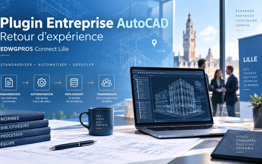 Plugin Entreprise AutoCAD : retour d’expérience d’EDWGPROS Connect Lille